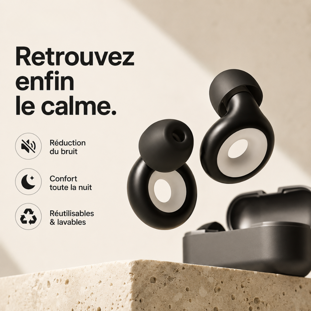 Rayder Silence™ — Bouchons d'oreilles moto anti-bruit de vent