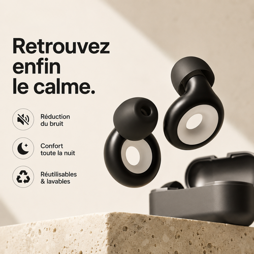 Rayder Silence™ — Bouchons d'oreilles moto anti-bruit de vent