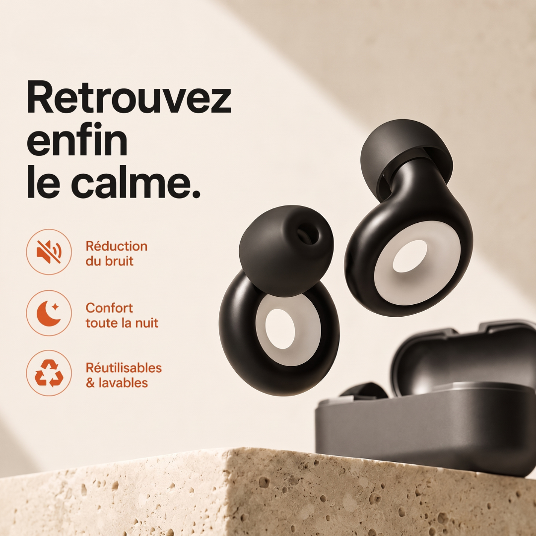 Rayder Silence™ — Bouchons d'oreilles moto anti-bruit de vent